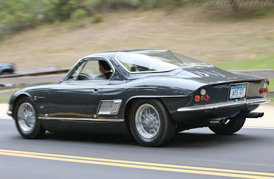 1963 ATS 2500, created by Carlo Chiti and Giotto Bizzarrini to compete with Ferrari. One of the first midengine cars, had a V8 and was designed by Franco Scaglione at Carrozzeria Allemano. Priceless…