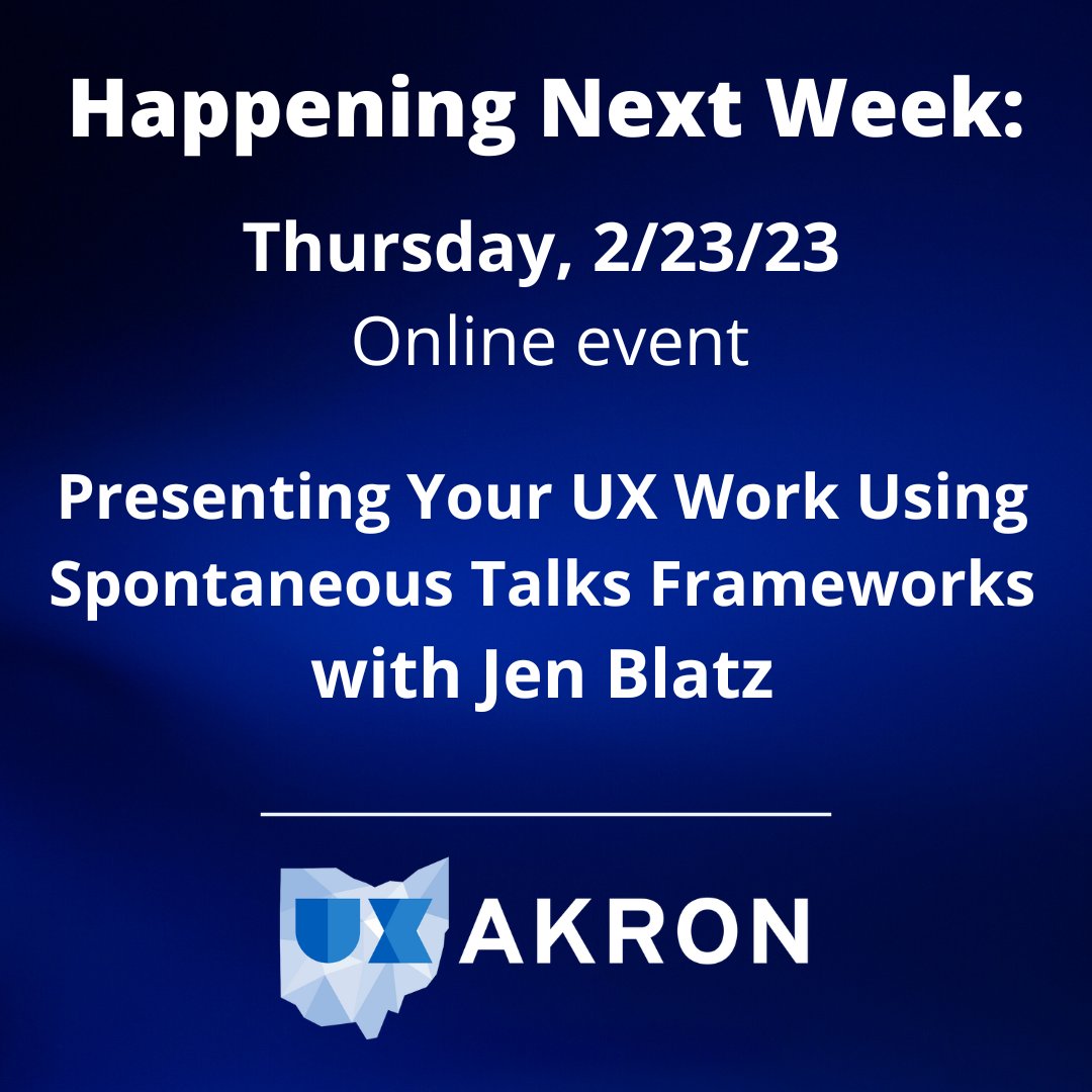 UX Akron tweet media