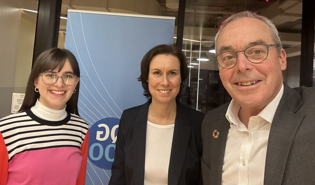 Productive meeting with Geneviève Brisson Delegate General of Québec in Brussels and my colleague Lysanne Blais-Gingras <a href="/Qg100Reseau/">Réseau QG100 Network</a> in Montreal. We look forward to visiting Quebec House in Brussels during our upcoming ESG mission to Europe!