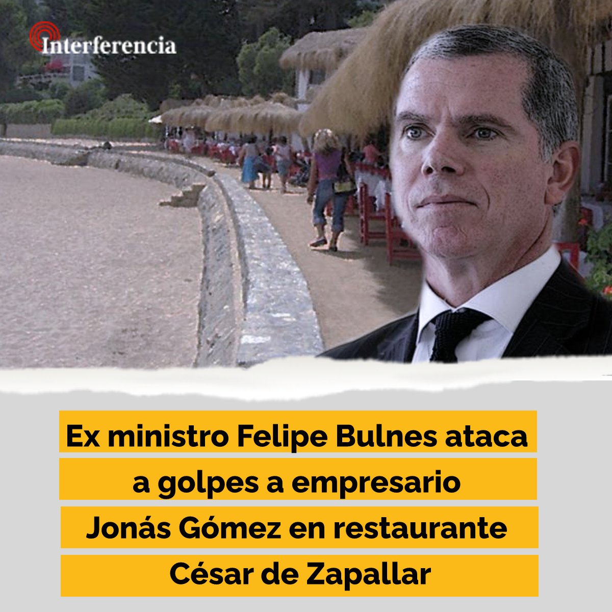 InterferenciaCL's tweet photo. El ex titular de Educación y Justicia de Sebastián Piñera golpeó, hasta que intervinieron garzones, al heredero de la fortuna del ex senador radical Jonás Gómez Gallo, luego de mutuos desaires en la terraza del conocido recinto. https://t.co/SqLOww3B9p https://t.co/tcAAqVhd1y