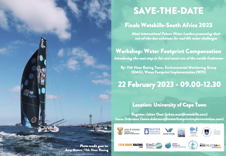 Wetskills (@wetskills) on Twitter photo Join (& register) Finals <a href="/Wetskills/">Wetskills</a>🇿🇦23 <a href="/CityofCT/">City of Cape Town</a> & Water Footprint Compensation workshop <a href="/11thHourTeam/">11th Hour Racing Team</a> EMG <a href="/wfimplement/">wfi</a>. -- 22 Feb morning UCT <a href="/UCT_news/">UCT</a> <a href="/FutureWaterUCT/">FutureWater</a> --. <a href="/DWS_RSA/">Water&SanitationRSA</a> <a href="/WaterResearchSA/">WRC</a> <a href="/Rand_Water/">Rand Water</a> <a href="/YWPZA/">Young Water Professionals South Africa</a> <a href="/WaterInstSA/">@WaterInstituteSA</a> BlueDeal <a href="/DutchWaterAuth/">DutchWaterAuth</a> #UN2023waterconference Join (& register) Finals <a href="/Wetskills/">Wetskills</a>🇿🇦23 <a href="/CityofCT/">City of Cape Town</a> & Water Footprint Compensation workshop <a href="/11thHourTeam/">11th Hour Racing Team</a> EMG <a href="/wfimplement/">wfi</a>. -- 22 Feb morning UCT <a href="/UCT_news/">UCT</a> <a href="/FutureWaterUCT/">FutureWater</a> --. <a href="/DWS_RSA/">Water&SanitationRSA</a> <a href="/WaterResearchSA/">WRC</a> <a href="/Rand_Water/">Rand Water</a> <a href="/YWPZA/">Young Water Professionals South Africa</a> <a href="/WaterInstSA/">@WaterInstituteSA</a> BlueDeal <a href="/DutchWaterAuth/">DutchWaterAuth</a> #UN2023waterconference