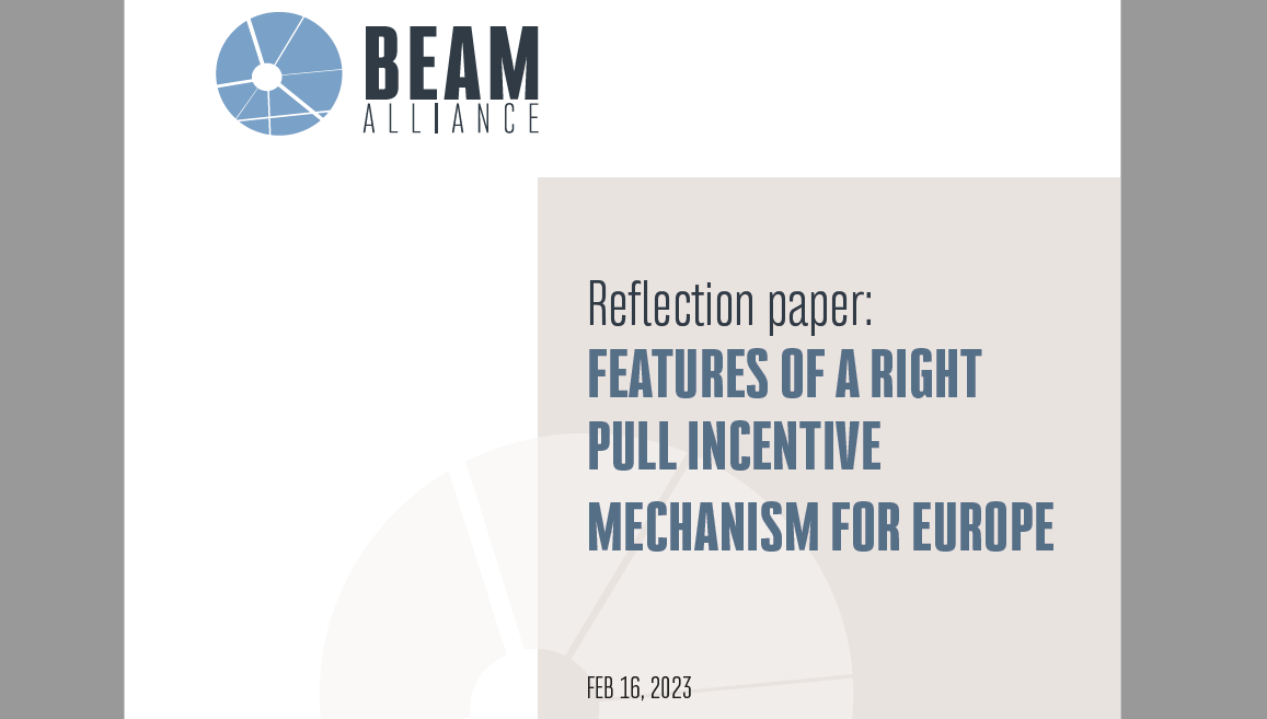 AllianceBEAM's tweet photo. Our reflection paper on pull incentives identifies key criteria for the mechanism to be effective. Delinking revenues from sales and predictability are just two among many. 

To see how the mechanism can address the broken AMR market, read our paper: https://t.co/AOnc0ccLq7 https://t.co/2PQiy4YapN