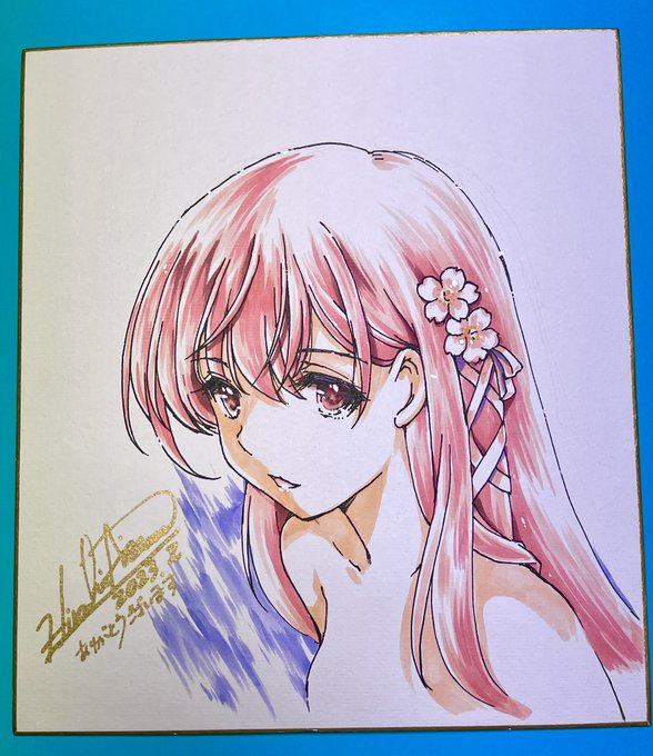 【036/365】毎日絵投稿してみる(なるべく)

アナログ色紙
とらのあな様 サイン色紙フェア用の色紙 1枚目
オリジナルキャラです。
当選者のお名前は後ほど入れさせていただきます☺️ 