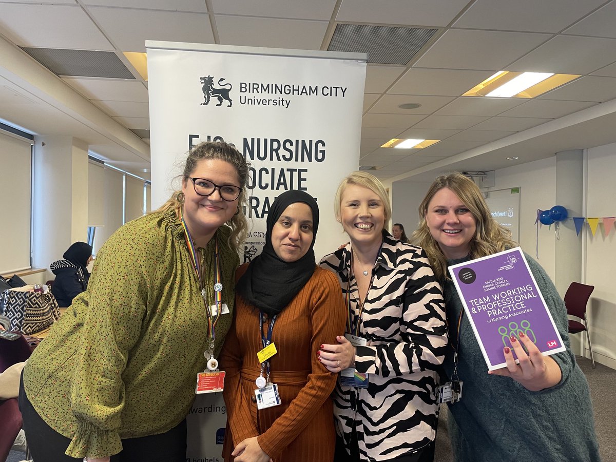 What a successful book launch. Congratulations. 

If anyone is interested in getting a book specifically for Nursing Associates, this is a brilliant book 
#NursingAssociates #nurse ⁦<a href="/TNA_BCU/">BCU Nursing Associates</a>⁩ ⁦<a href="/MyBCU/">Birmingham City University</a>⁩ ⁦<a href="/nmcnews/">Nursing and Midwifery Council</a>⁩
