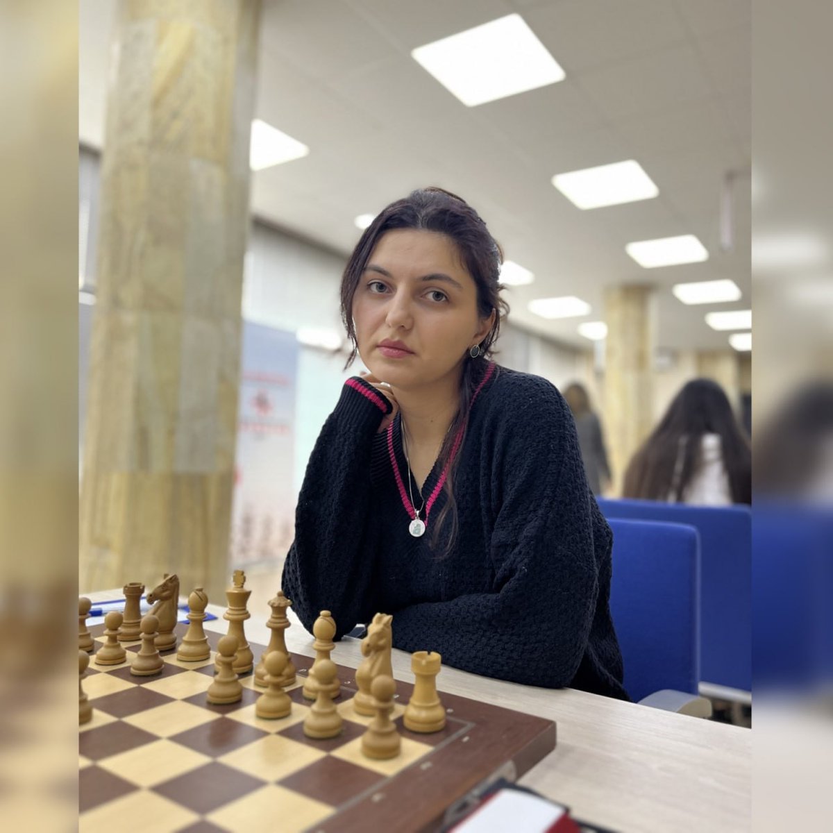 LevonFisch's tweet photo. Bela Khotenashvili became the champion of Georgia in 2023.  In the 80th national championship among women, which ended today in Tbilisi, she scored 8 out of 9.
 Final position

 Bela won this title for the fourth time.
 (Photo: Georgian Chess Federation)

#levonfisch #chess #news https://t.co/kf8NC0Xzl2
