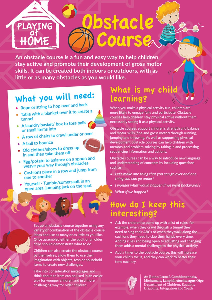 ncn4children's tweet photo. For a whole range of fun indoor & outdoor activity ideas for children & parents to enjoy, check out the #PlayingAtHome play sheets on https://t.co/dveHXDWm40
For more ideas, go to: https://t.co/yNPTDGJ7o2
#First5 #Midterm https://t.co/idxv3QjI4A