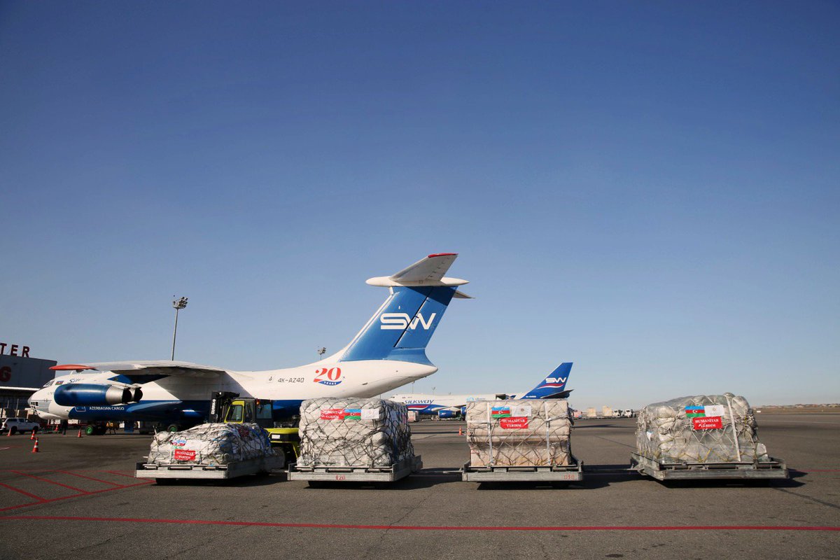 "Acınız, acımızdır" diyen Azerbaycanlı kardeşlerimizi unutmayacağız.

Arama-kurtarma ekipleri başta olmak üzere insani yardım uçaklarıyla ilk günden itibaren bizimle olan Azerbaycan'a ve değerli dostum Mehriban Aliyeva'ya destekleri için şükranlarımı sunuyorum. <a href="/1VicePresident/">Mehriban Aliyeva</a>