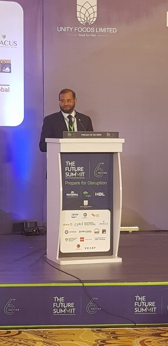 NutshellGroup's tweet photo. "I am hopeful that Pakistan as a country will soon see stability." @ACMsohailaman, Pakistan's Chief of Air Staff (2015-2018) 

#TheFutureSummit #PrepareforDisruption #TFS 
@EngroCorp @HBLPak @oicci_pakistan https://t.co/VCs7FyihAq