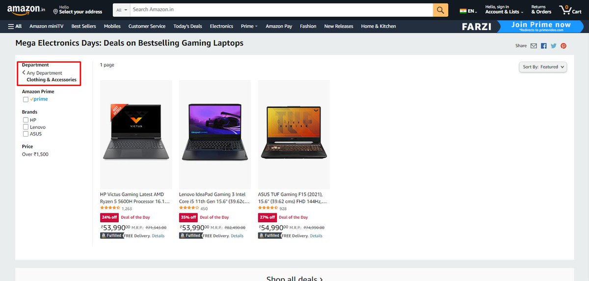 Ronny2288's tweet photo. @amazonIN Wrong Category GL Code mapping, incorrect referral fees might applied. Due to manual mapping procedure the listings are mapped into irrelevant category even when your browse node is correct. https://t.co/9GA3SfoaU0