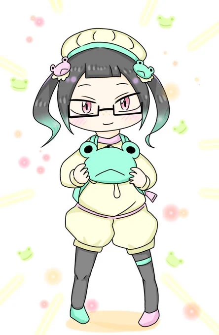 リンリンちゃんおめでとう再掲#まいごえん図工部 