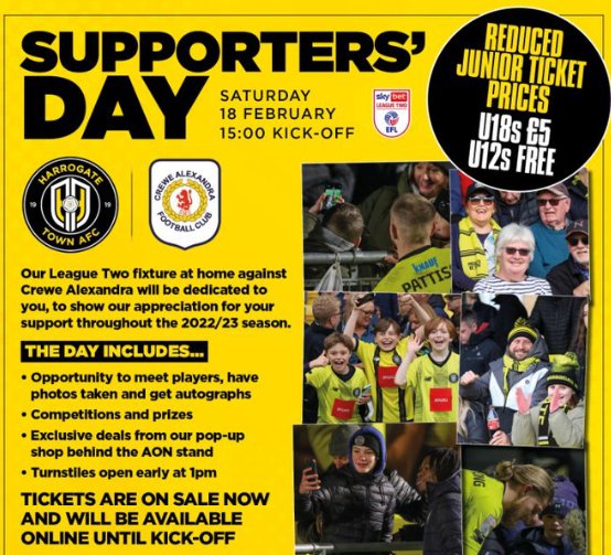 Sher9321's tweet photo. @crewealexfc Kids tickets are cheaper than normal due to this https://t.co/uSBBtu9DXZ