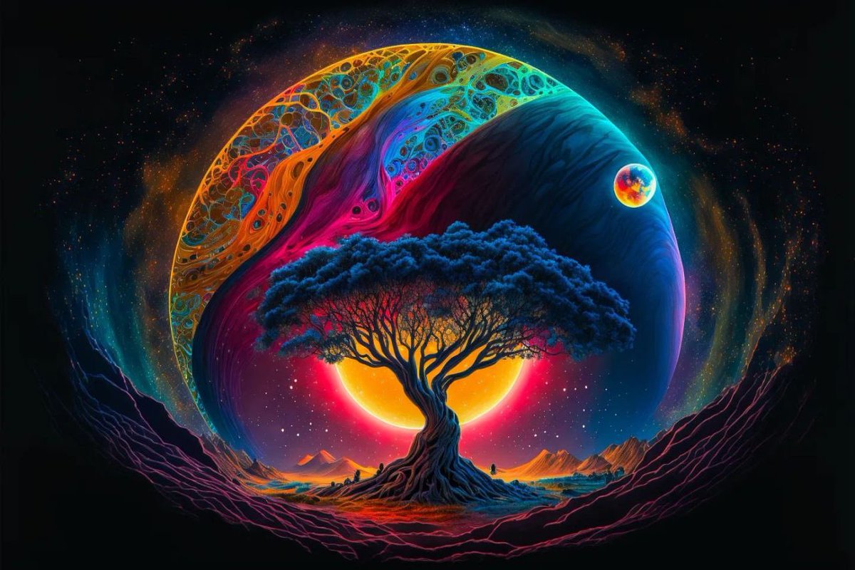 Midjourney_FR's tweet photo. iA x Arbre Esprit

#iA #Ai #AIArt #midjourney #midjourneyAi #midjourneyV4 #midjourneyart #midjourneyartwork #Art #PP #Wallpaper https://t.co/sbWlW9J9Nu