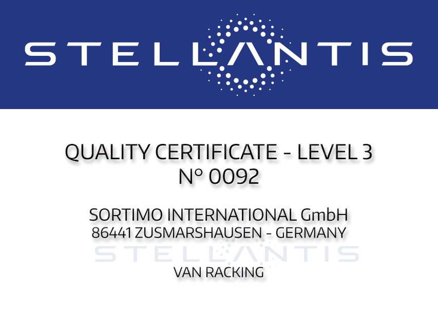 SortimoGmbH's tweet photo. Wir sind stolz darauf, dass Sortimo das Stellantis-Qualitätszertifikat für unseren Produktionsstandort in Zusmarshausen erhalten hat! Dieses Zertifikat ist das Ergebnis harter Arbeit und des Engagements unserer Mitarbeiterinnen und Mitarbeiter. Ein großes DANKE an alle 💪 https://t.co/yfOhf28NNG