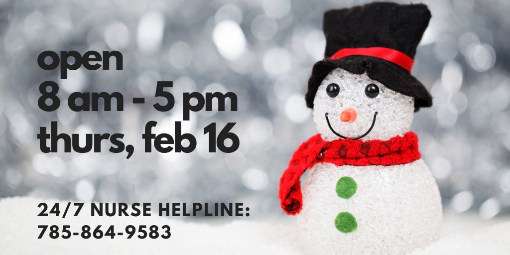 Beak_Healthy's tweet image. Watkins Health Services is open regular hours 8 am - 5 pm on Thurs, Feb 16. #KUstudents unable to keep their scheduled appointment can cancel/reschedule at 785-864-9507 or through their patient portal: watkinspatientportal.ku.edu. Stay safe!