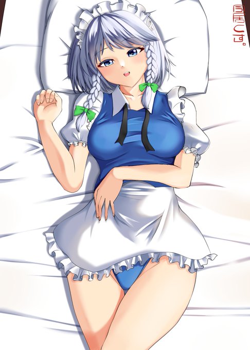 skeb依頼で咲夜さんを描きました。依頼ありがとうございました! 