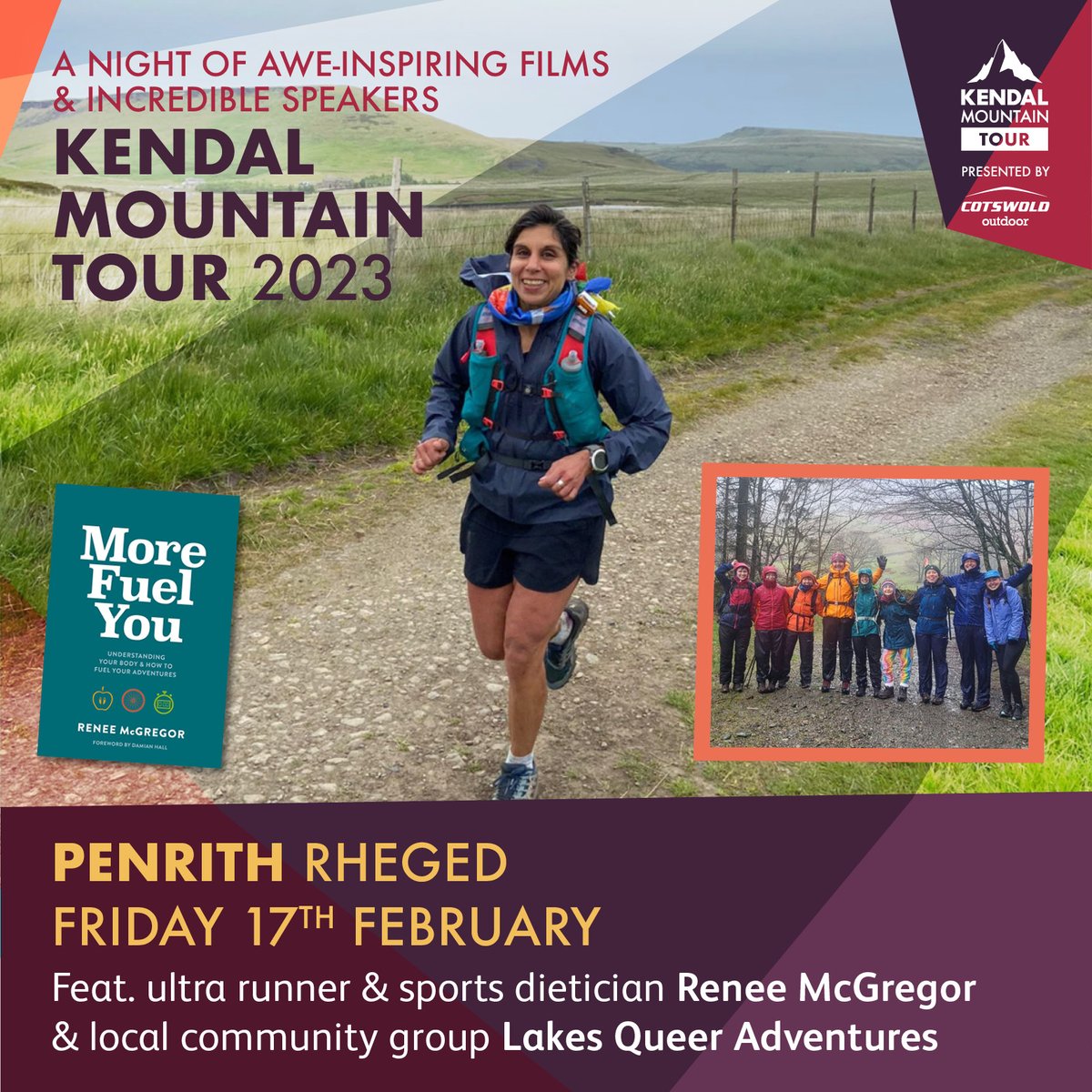 Tonight we kick off the tour in Kendal 💥 and it's totally sold out! But there are a handful of tickets available to hear from the fantastic @mcgregor_renee in @RhegedCentre in Penrith tomorrow rheged.com/event/kendal-m… #penrith #sharetheadventure