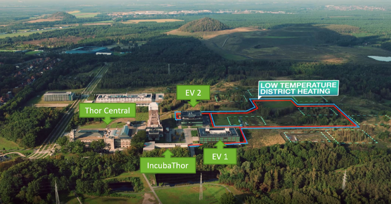 VITObelgium's tweet photo. Today's #InnovationDay. We're excited to share with you one of our new innovative projects: the first so-called fifth-generation #thermalnetwork that will soon be installed on the @EnergyVille site in Genk. Based on shallow #geothermalenergy. With residual heat and cold exchange.