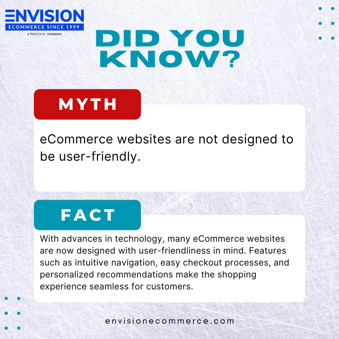 EnviEcomm's tweet image. Breaking the Stigma: The Truth About eCommerce Websites Being Unfriendly - Why It&apos;s Time to Give Them Another Chance!

#eCommerceMyths #UserFriendlyWebsites #ShoppingExperience #OnlineShopping #CustomerExperience #TechAdvancements #ShopSmart #Debunked