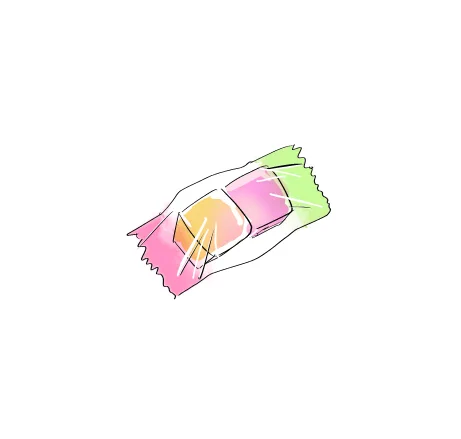 今売ってるか分かんないけど昔こういうキューブの2つ入りの飴がめっちゃうまくて可愛くて、好きだった… 