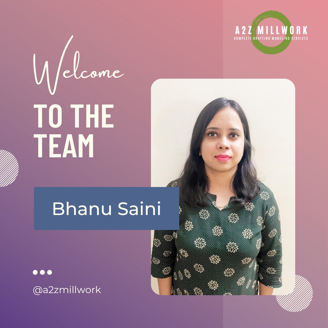 a2zmillwork's tweet photo. Welcome to the A2z family, Bhanu!!! 
We are excited to have you on board as our new HR Manager. Your expertise and experience in the field of HR will be a valuable asset to our organization as we continue to grow and expand. Once again, welcome to the team!
#A2zfamily #HRwelcome https://t.co/UG0Y6xvFcO