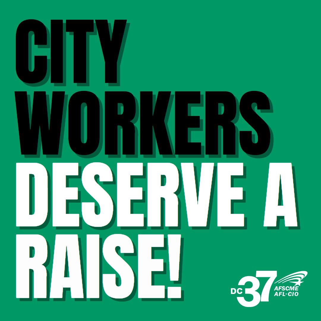 DC37nyc's tweet photo. TODAY’S THE DAY: We’re heading to the bargaining table this morning to secure a new contract for our members. Share a message of support for city workers using the hashtag #DC37CONTRACTNOW!
More ways to participate: https://t.co/ga018ABVda https://t.co/1uw4rBnC44