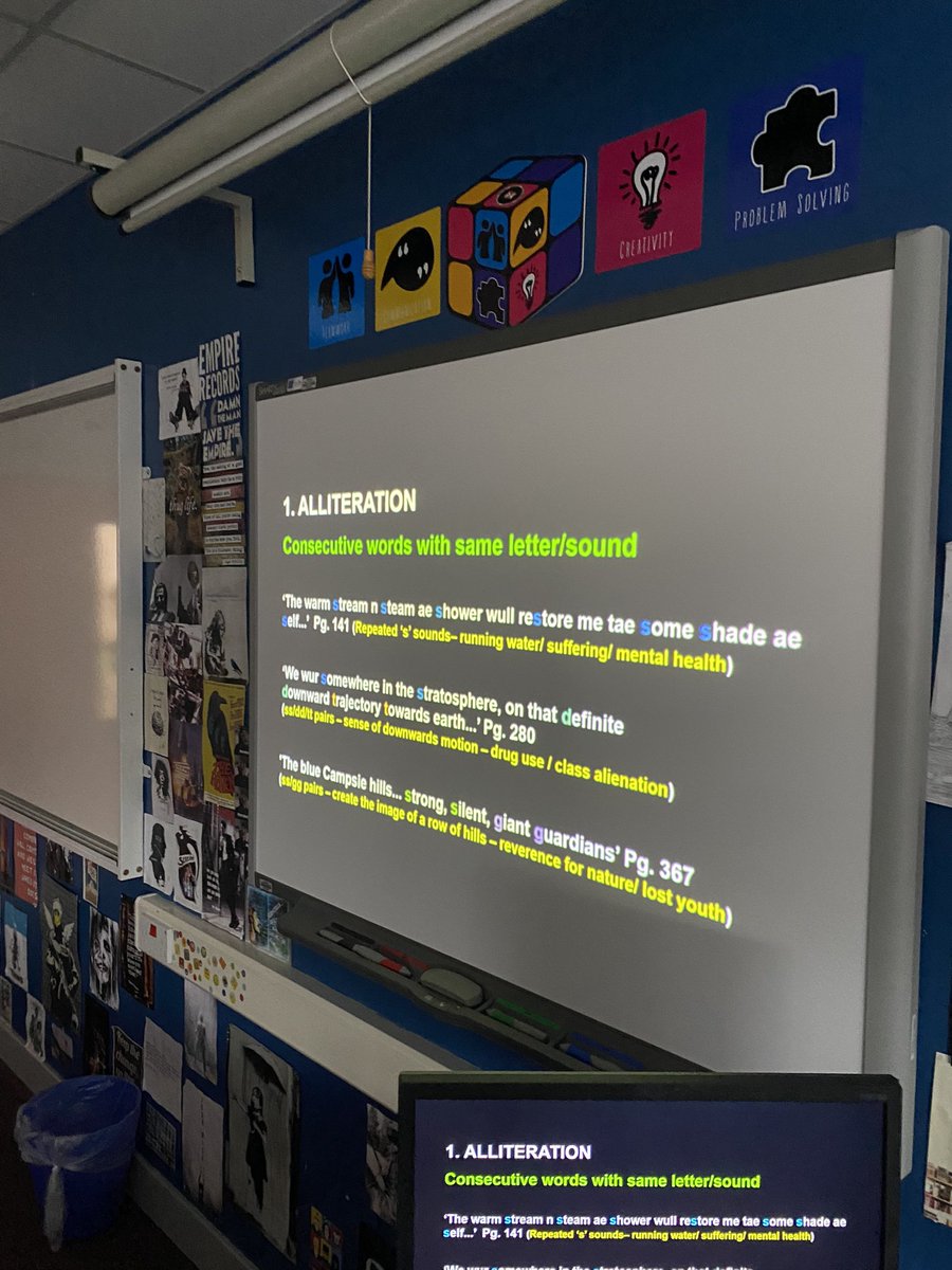 Coming to the end of a series of school talks and what an end with <a href="/drumchapelhigh/">Drumchapel High</a> Adv Higher n Higher English kids doing exam prep and creative practice! 

Great students, great staff, great school 👏🏻 well done guys