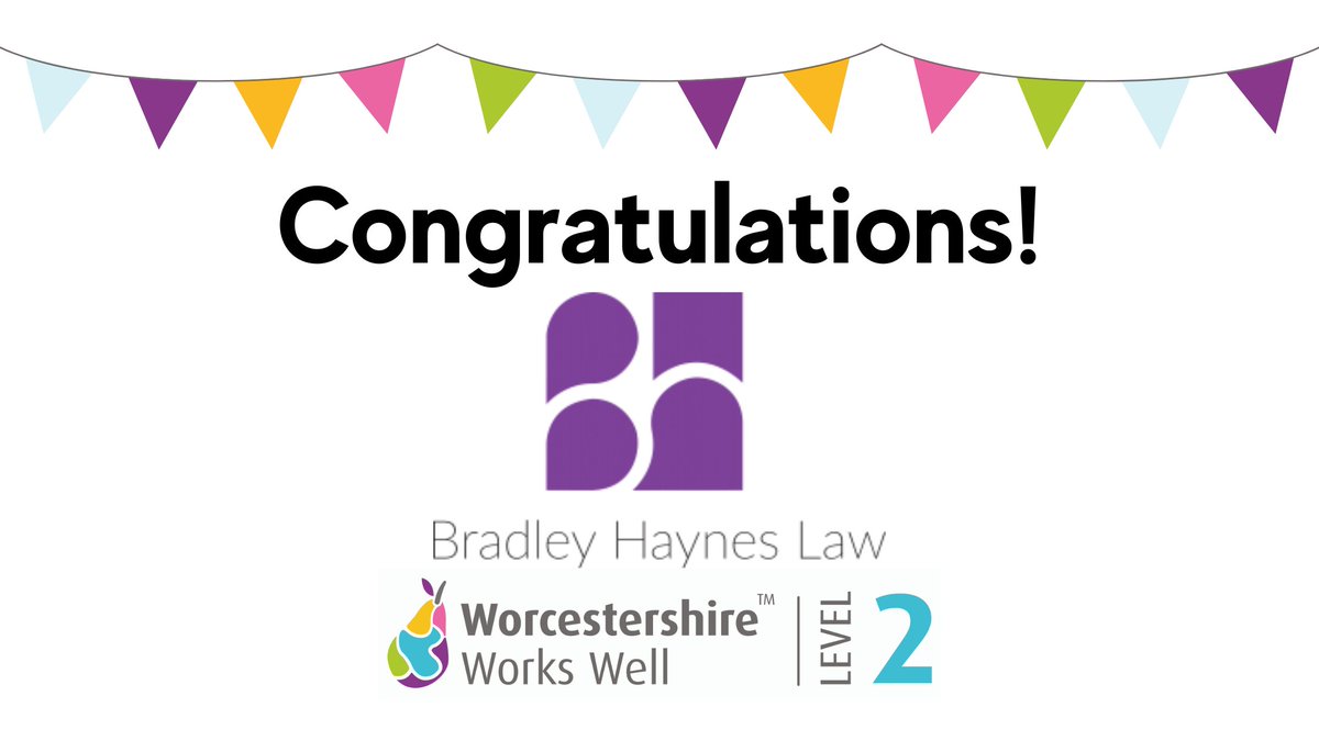 Congratulations to <a href="/BradleyHaynesUK/">BradleyHaynesLaw</a> 🎉

Bradley Haynes Law are the latest company to achieve their Level 2 WWW Accreditation! 

Well done to all involved for this fantastic achievement!