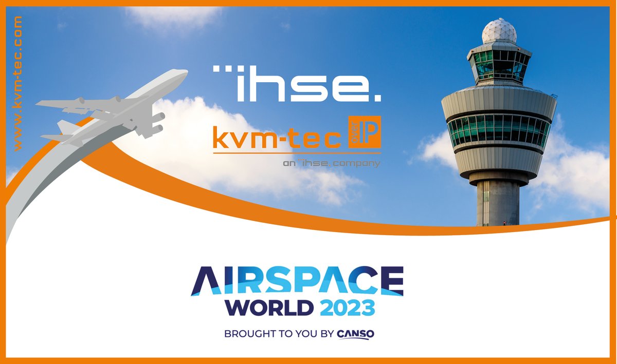 Join IHSE &amp; kvm-tec at Airspace World in Geneva, where IHSE's and kvm-tec's combined proprietary KVM and KVM-over-IP features are on display. 
Boot No.: Hall 1 | Booth C11
Book your meeting now!
ihse.com/news-events/ev…
#AirspaceWorld #atc #atm #security #safety #kvm #ihse #geneva