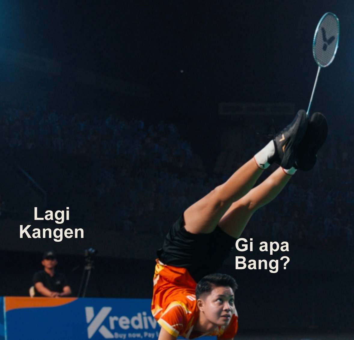 dafadafboy's tweet photo. Bisa sih kayanya aku #Sefleksibelitu kaya  Apriyani eh tapi gimana caranya? https://t.co/S7plMcf6XM