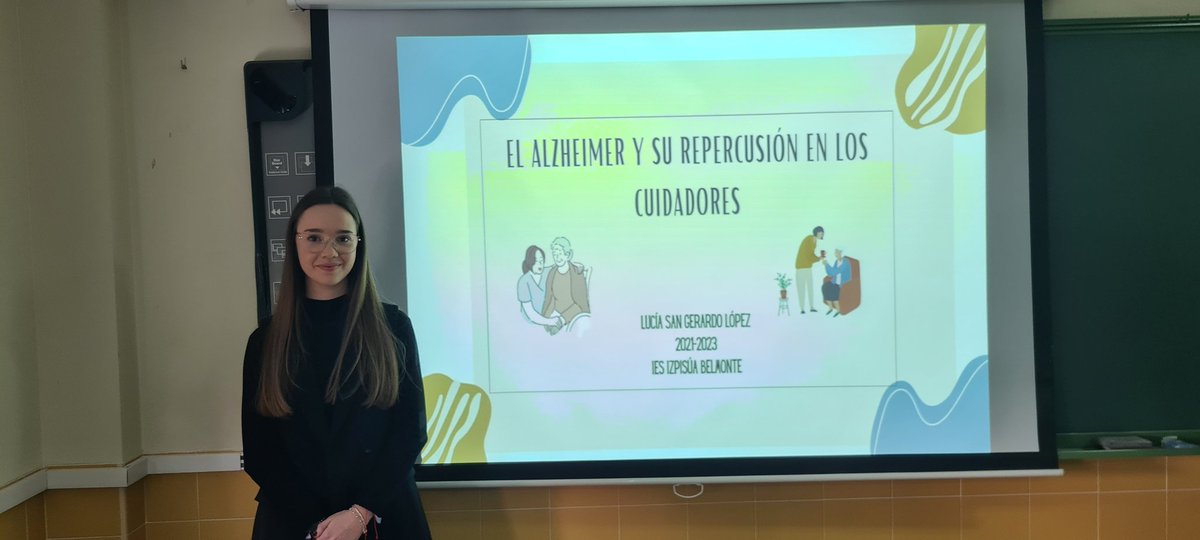 iesizpisua's tweet image. Sexta y última exposición a cargo de Lucía San Gerardo López y su trabajo "Alzheimer y su repercusión en los cuidadores"