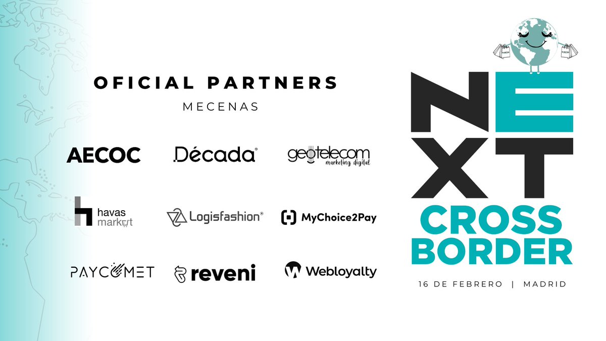 Mkt4eCommerce's tweet photo. ¡Y nuestros mecenas! GRACIAS GRACIAS GRACIAS
#NEXTCrossBorder 💙💙💙
@AECOC_ES @Geotelecom @Logisfashion @mychoice2pay @paycomet @Webloyalty_ESAVAS @havasmarket_es https://t.co/ZxTQw9rEtq