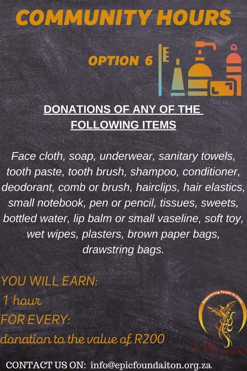PennyLangton1's tweet image. @EpicFoundSA needs our support peeps. Kids that need community hours, join our cause 🫵🏻 #communityhours #together #supportlocal