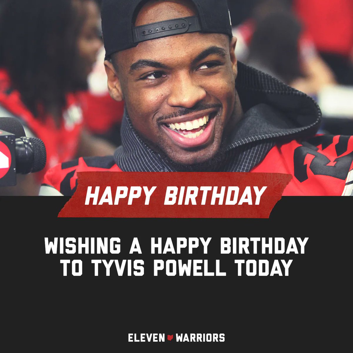 11W's tweet photo. Wishing a happy birthday to the 2015 CFP National Championship Defensive MVP @1Tyvis today! https://t.co/NQtICa9mcn