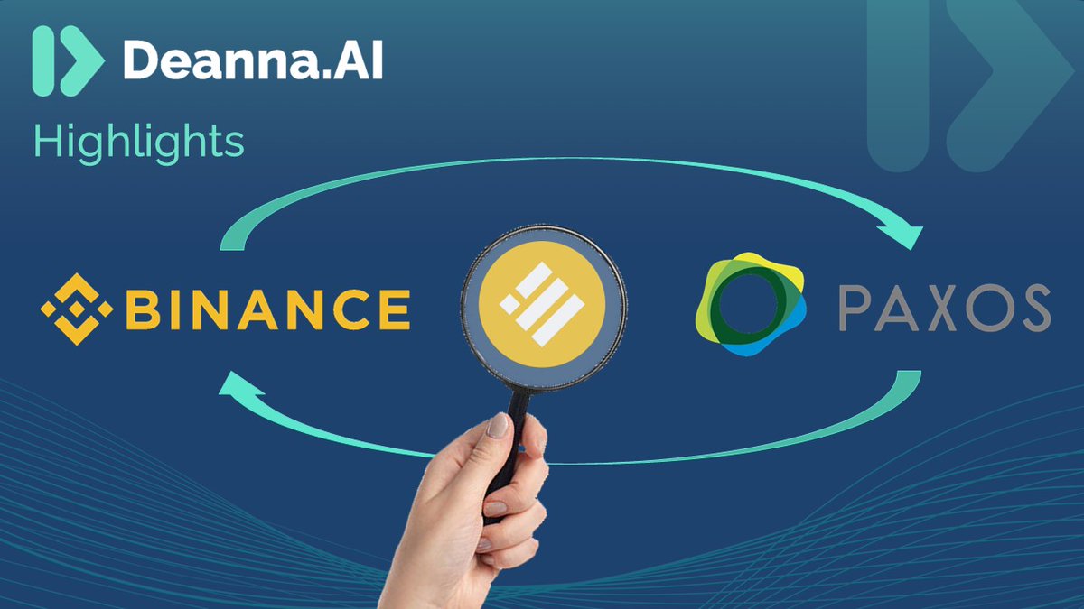 DeannaAI_EN's tweet photo. Some of our highlights from the team:
https://t.co/9aUKySuQGT
You can try Deanna AI for free at https://t.co/X96gFlzgCX
#Crypto #BUSD #Paxos #UST #Luna #Binance #CZ #SEC https://t.co/UhCkIMXC9N