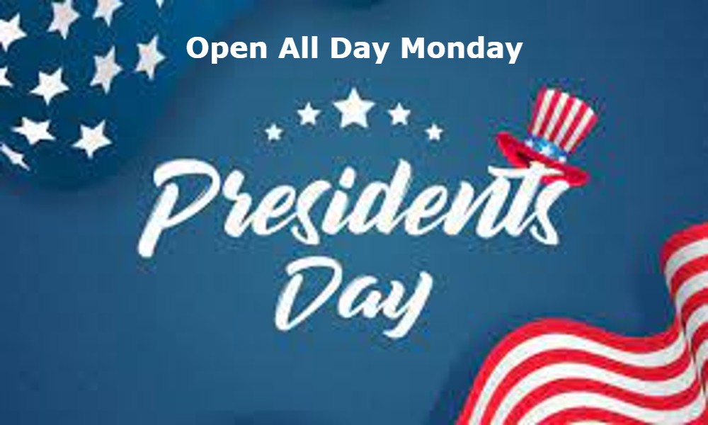 Open President's Day at Oakwing - We will be open for President's Day starting at 7:30am...Come play on your day off...561-0260