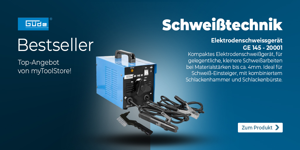 Kompaktes Elektrodenschweißgerät, ⚡ für gelegentliche, kleinere Schweißarbeiten bei Materialstärken bis ca. 4mm. 👌 Jetzt entdecken 👉 bit.ly/3YXg2g7 🔝 #myToolStore #sparen #elektrowerkzeug #zubehör #shop #handwerk #Elektrodenschweissgerät #güde #guede #einfachgut