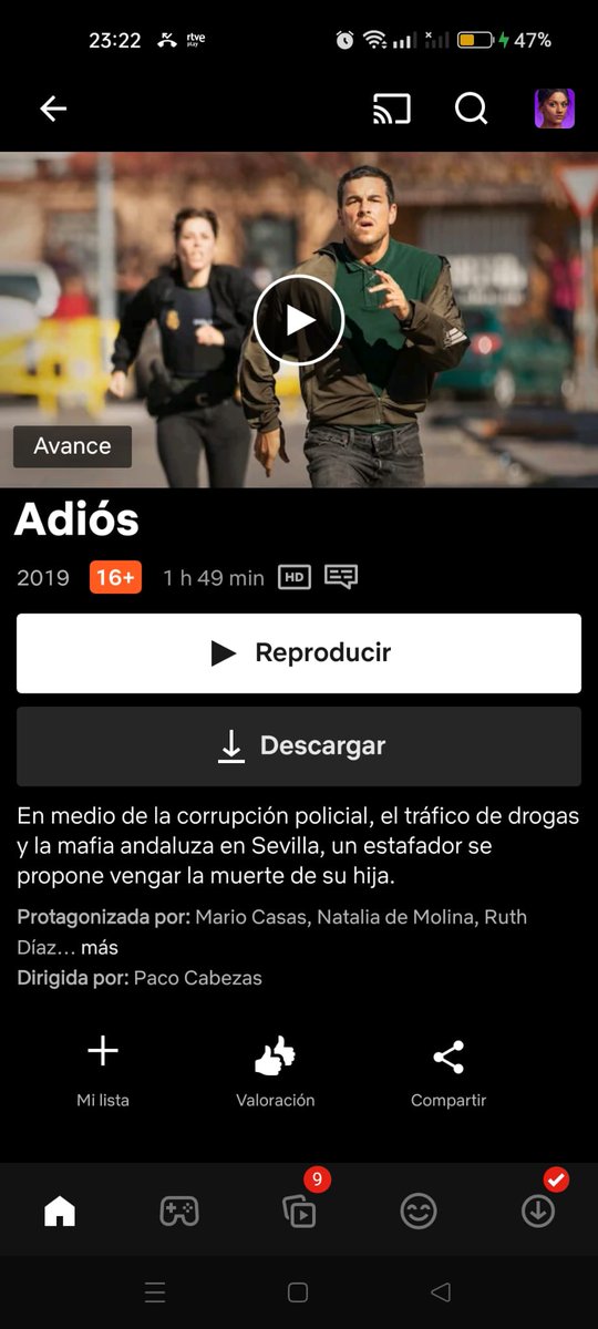 “ADIÓS” Mi mejor película está en Netflix 🤓🎬💕 y para los que siempre se quejan de no entender el acento andaluz viene con subtítulos y todo 🥸