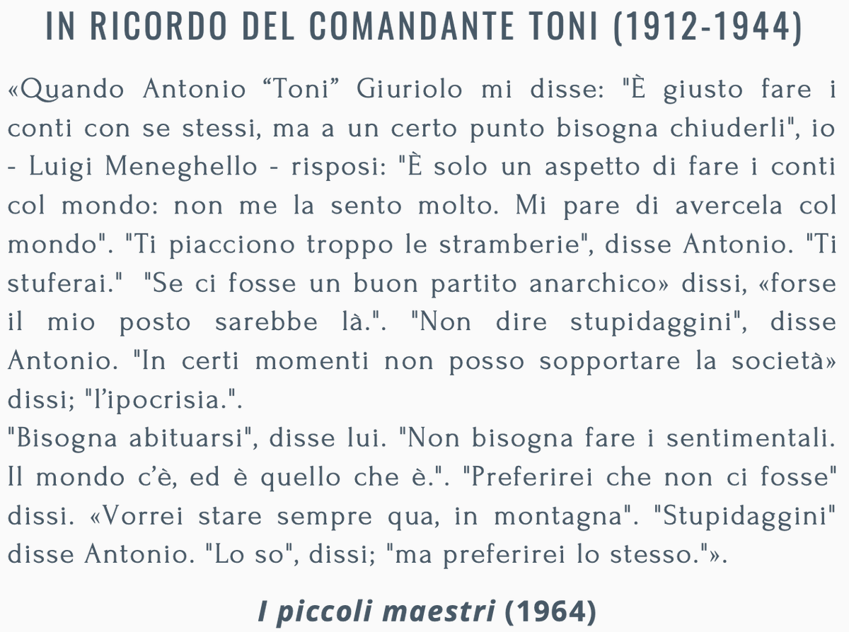 CireseLuca's tweet photo. Luigi #Meneghello, maestro partigiano
(Malo 16 febbraio 1922 - Thiene 26 giugno 2007) https://t.co/0nGNLXOtQT