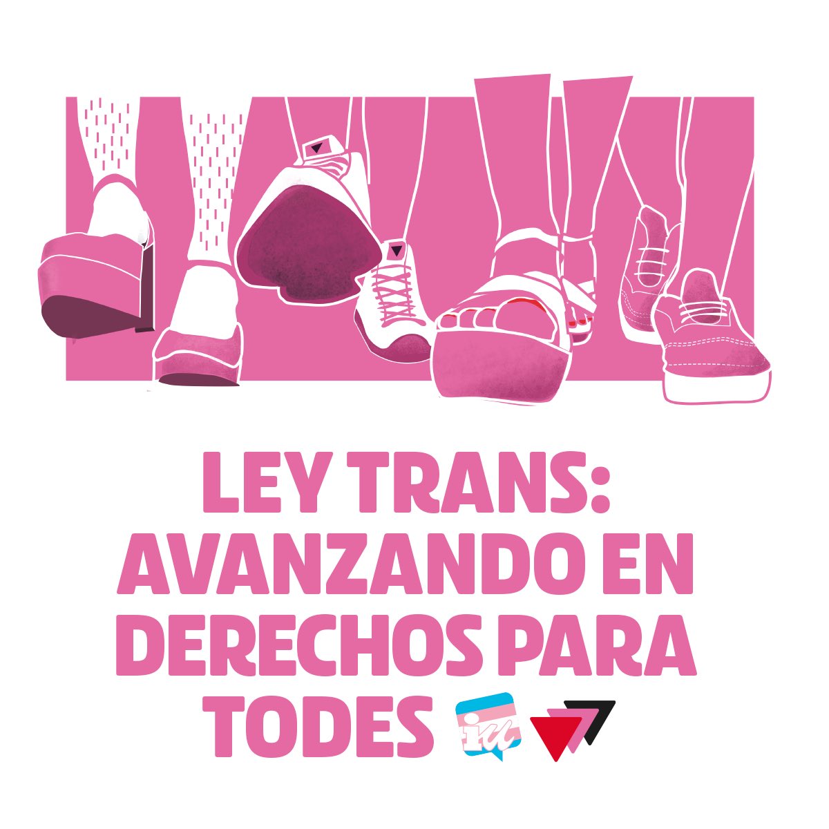 ✅ ¡Aprobada la #LeyTrans! Avanzando en derechos para todes. Nos dijeron que era imposible, hoy es ley. Nunca más un país sin las personas trans. 🏳️‍⚧️