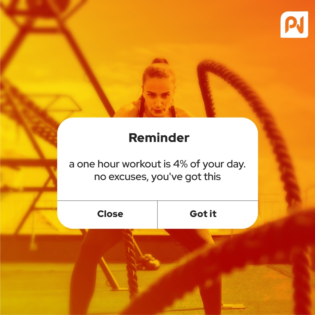 A gentle Midweek reminder. 

We would never let you forget your workout.🏋‍♂
.
.
.
.
.
.
.
#reminder #workout #Fitnessreminder #mondaymotivation #fitnessfreak #fitnessgoal #workoutroutine #exercise #pnfit #pronutritionin