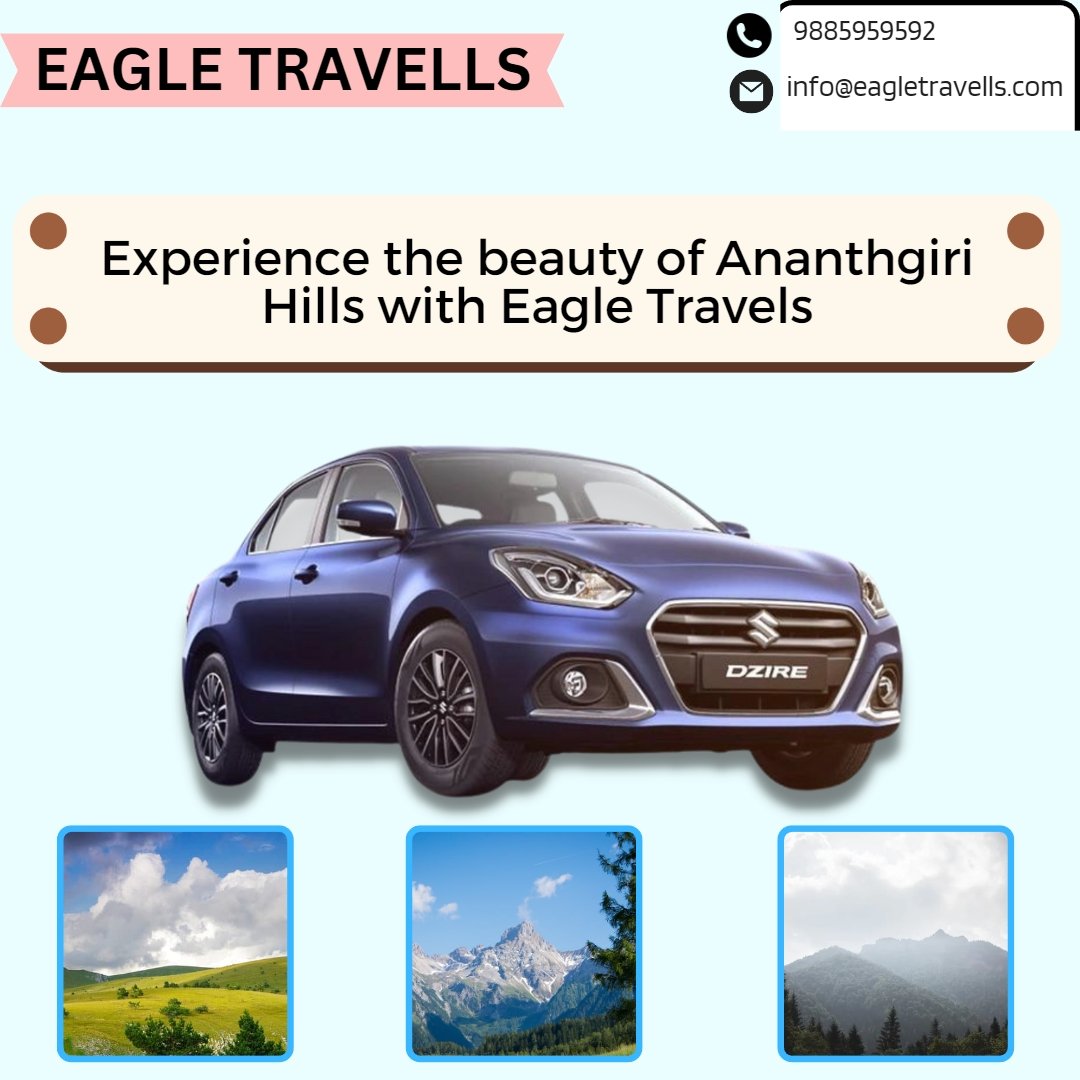 Discover the idyllic beauty of Ananthgiri Hills with affordable packages from Eagle Travels. Our reliable and efficient service ensures a hassle-free journey. Book now for an unforgettable experience!