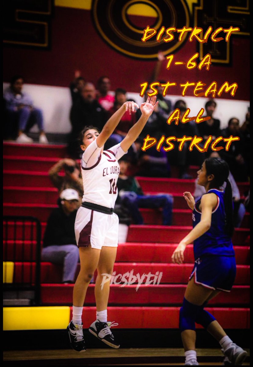 Join us in congratulating <a href="/AlyssaAbascal/">Alyssa</a> for her 1st Team All-District honor! Way to work, we know you are going to do great things at the next level! #FamilyBusiness <a href="/ELDO_GBBall/">Lady Aztec Basketball</a> <a href="/EDAztecs_HS/">Patricia Pedroza</a> <a href="/Coach1Martinez/">Frank Martinez</a>