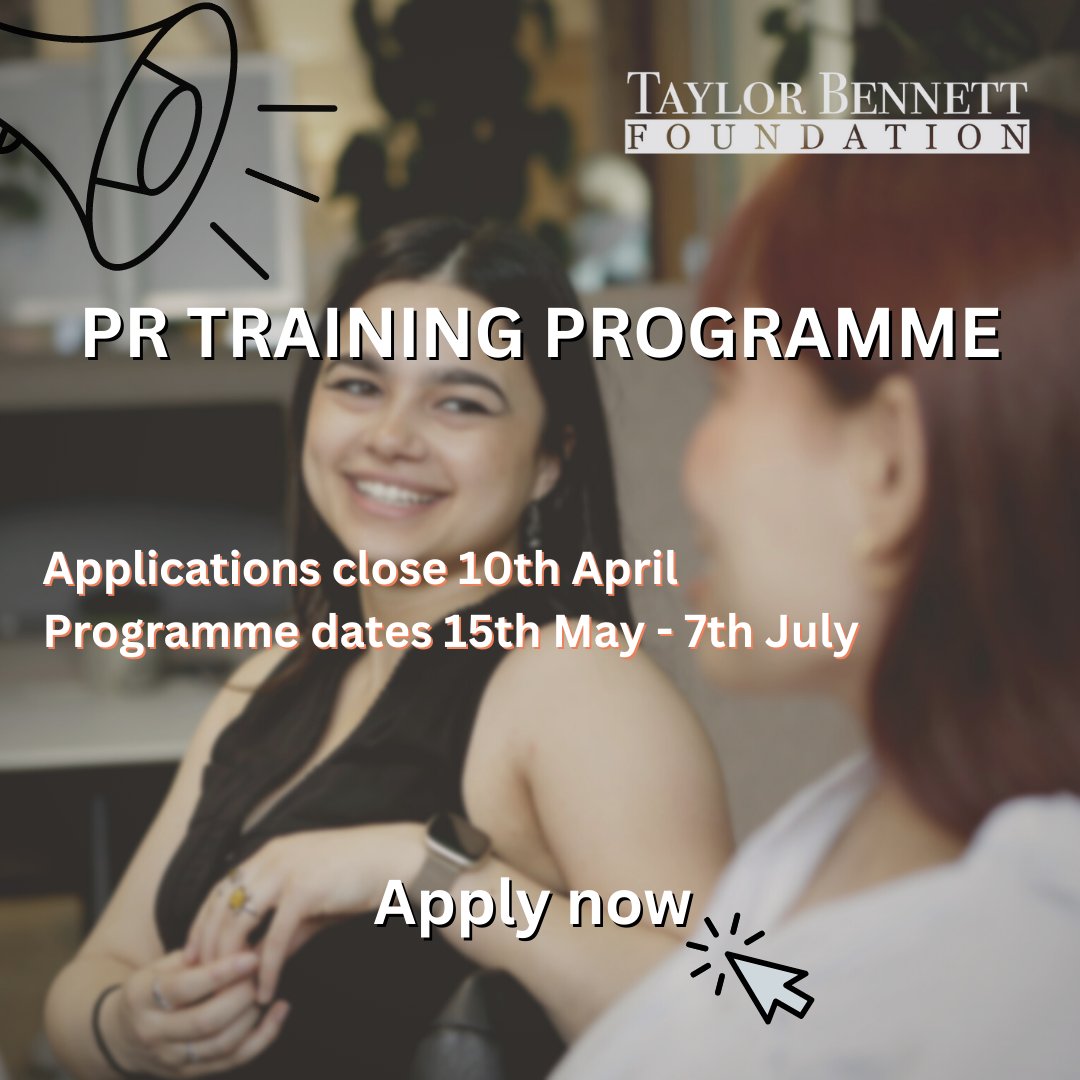 We are seeking TALENTED &amp; AMBITIOUS applicants for our spring PR training programme with programme partner, HSBC. 💫

If you are a graduate from a Black, Asian or of an ethnic minority background, this programme is for you!

bit.ly/TBFFTITP

#communications #PR