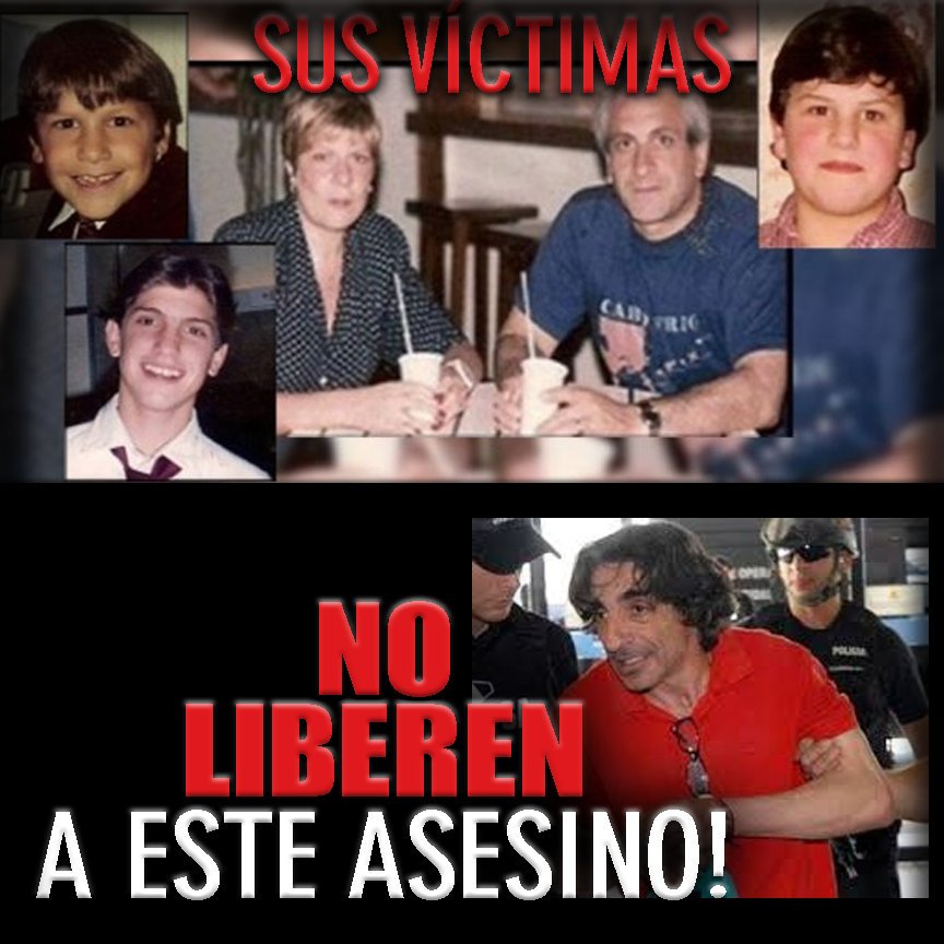 MatiBagnato's tweet photo. 17 de Febrero de 1994
29 años pasaron... y es de no creer q después de semejante monstruosidad aún hoy tengo q mendigar justicia para que no lo liberen y pueda vivir con algo de paz. 
"PERPETUA ARGENTINA" 
Mami Pa Fer Ale Nico por  siempre en mi corazón. ❤️
#NoLoLiberen https://t.co/egvyUtxViF