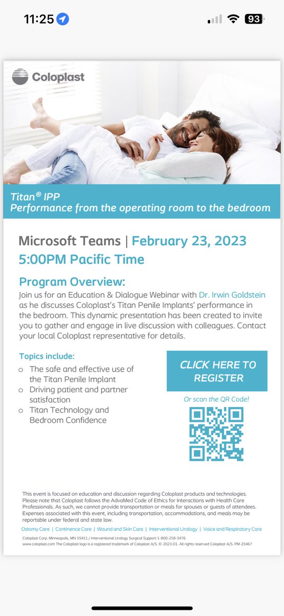 jlsteele13's tweet photo. Join us for an Education &amp; Dialogue Webinar with Dr. Irwin Goldstein 🍆
https://t.co/dLUOybuoQW https://t.co/aR5LP2rAkw