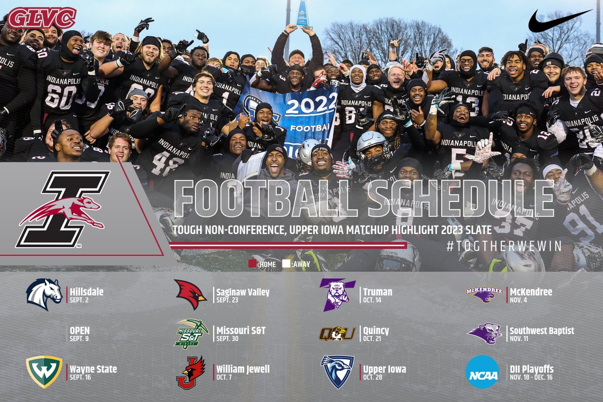 UIndy Athletics (@uindyathletics) on Twitter photo 🏈 | Mark your calendars, Greyhound fans! The 2⃣0⃣2⃣3⃣ <a href="/UIndyFB/">UIndy Football</a> schedule is out. 🗓️
🔗 athletics.uindy.edu/news/2023/2/16… 🏈 | Mark your calendars, Greyhound fans! The 2⃣0⃣2⃣3⃣ <a href="/UIndyFB/">UIndy Football</a> schedule is out. 🗓️
🔗 athletics.uindy.edu/news/2023/2/16…