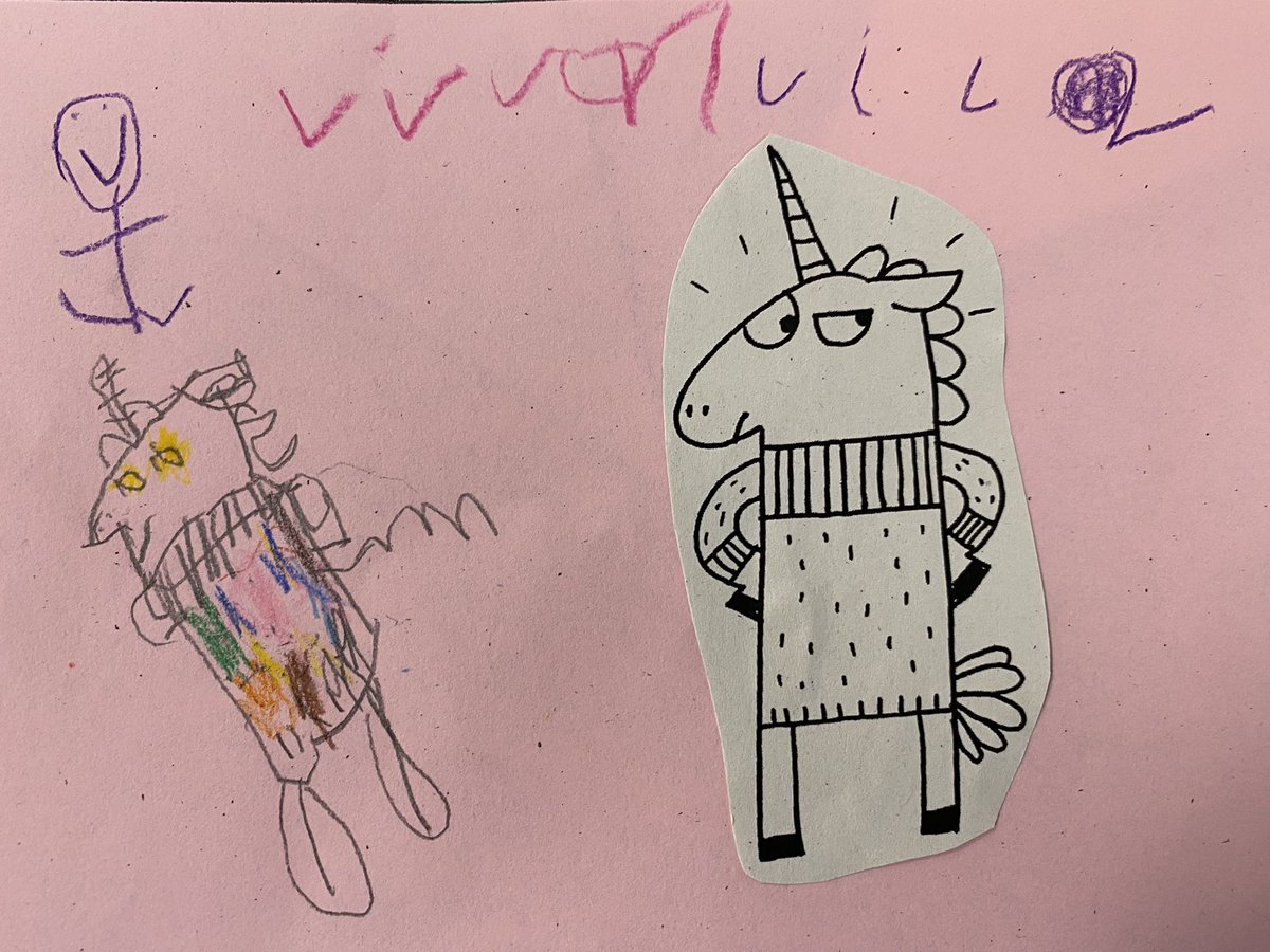 StBPrimWorcs's tweet photo. Reception have been busy @jabberworks They don’t want to wait until after half term, they want you here NOW! #Grumpycorn. https://t.co/LtLXzPH6kZ