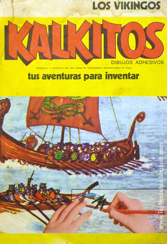 Toynostalgia's tweet image. #KALKITOS "Los Vikingos"
Argentina (c. 1980)

#gillette #Argentina #nostalgia #retro #decalcomanie #actiontransfers #prestomagix #Viking #Vikings #VikingsValhalla