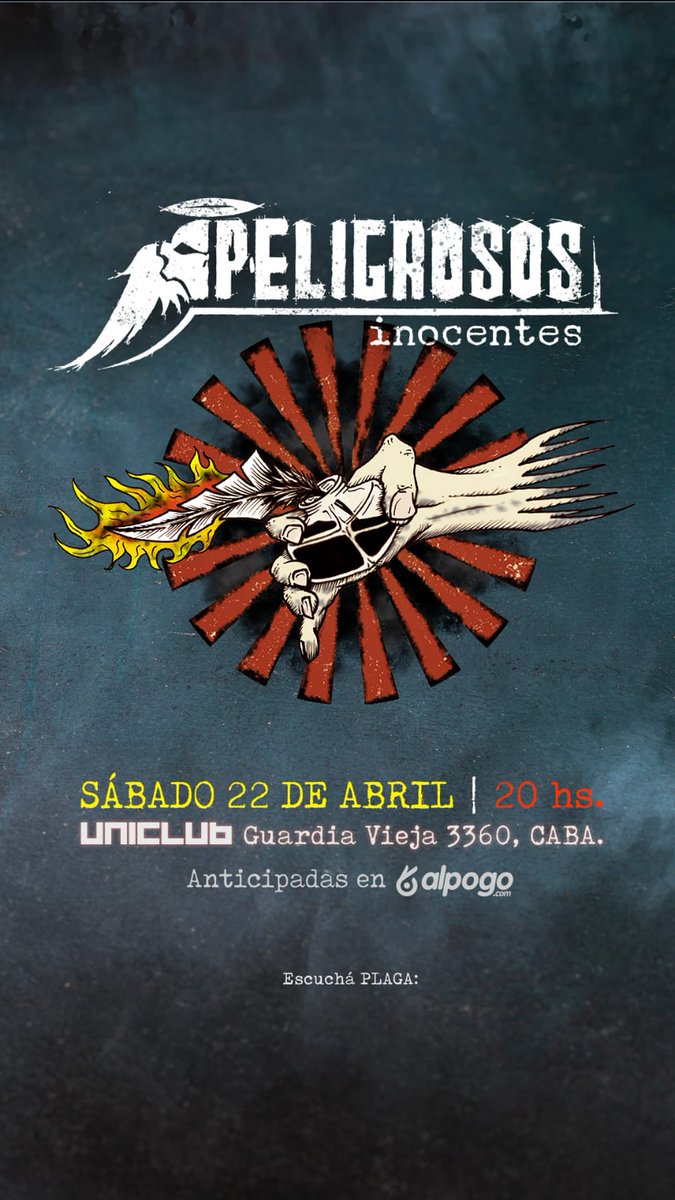 Se viene tremenda fecha!!
Ya podes conseguir tus entradas acá 👇
alpogo.com/evento/gira-pl…