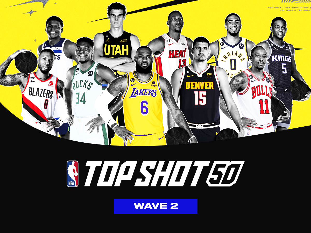 NBATopShot's tweet photo. Whether you’re a first-time or 19-time #NBAAllStar, congratulations to the following NBA players on earning your spot in the #NBATopShot50! 

🏀 Roster Reveal: https://t.co/jJcMrgDEbu https://t.co/rFMgd529X5